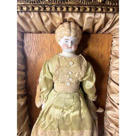 1889 Catholic Devotional Shrine Pair Framed Religious Figures with Original Text - Picture 6 of 16